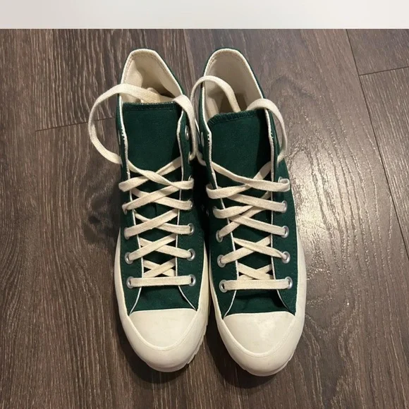 Converse Forest Green Platform Sneakers - Picture 4 of 4